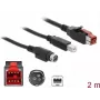 USB laidas DeLOCK 85488 USB 2.0 2m USB B juodas