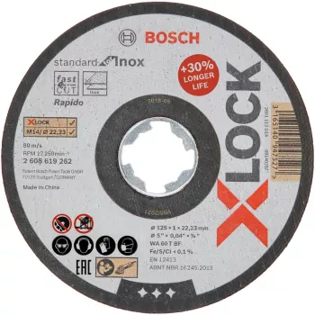 Bosch 2 608 619 262 kampinio šlifuoklio priedas Pjovimo diskas