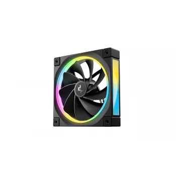 DeepCool FL12R 120mm ARGB korpuso ventiliatoriai, 3 vnt., juodi