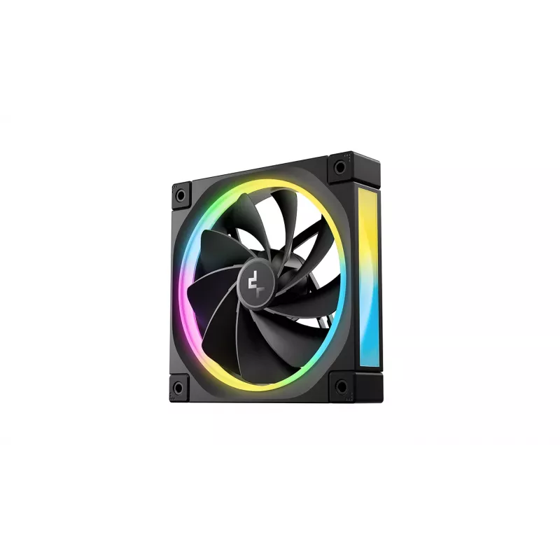 DeepCool FL12R 120mm ARGB korpuso ventiliatoriai, 3 vnt., juodi