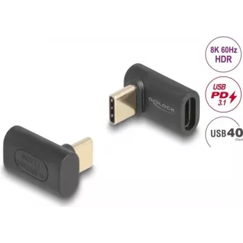 USB adapteris DeLOCK 60246 40 Gbps USB Type-C PD 3.1 240 W 8K 60 Hz