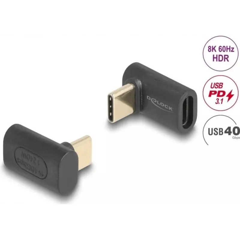 USB adapteris DeLOCK 60246 40 Gbps USB Type-C PD 3.1 240 W 8K 60 Hz