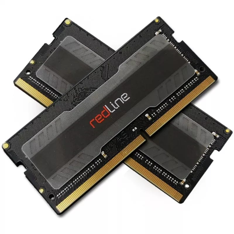 SO-DIMM 16 GB DDR4-3200 (2x 8 GB) Dual-Kit, atmintis juoda, MRA4S320NNNF8GX2, Redline, INTEL XMP