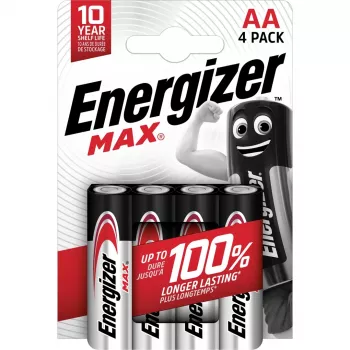 Baterija Energizer Max AA vienkartinė šarminė baterija, 1,5 V