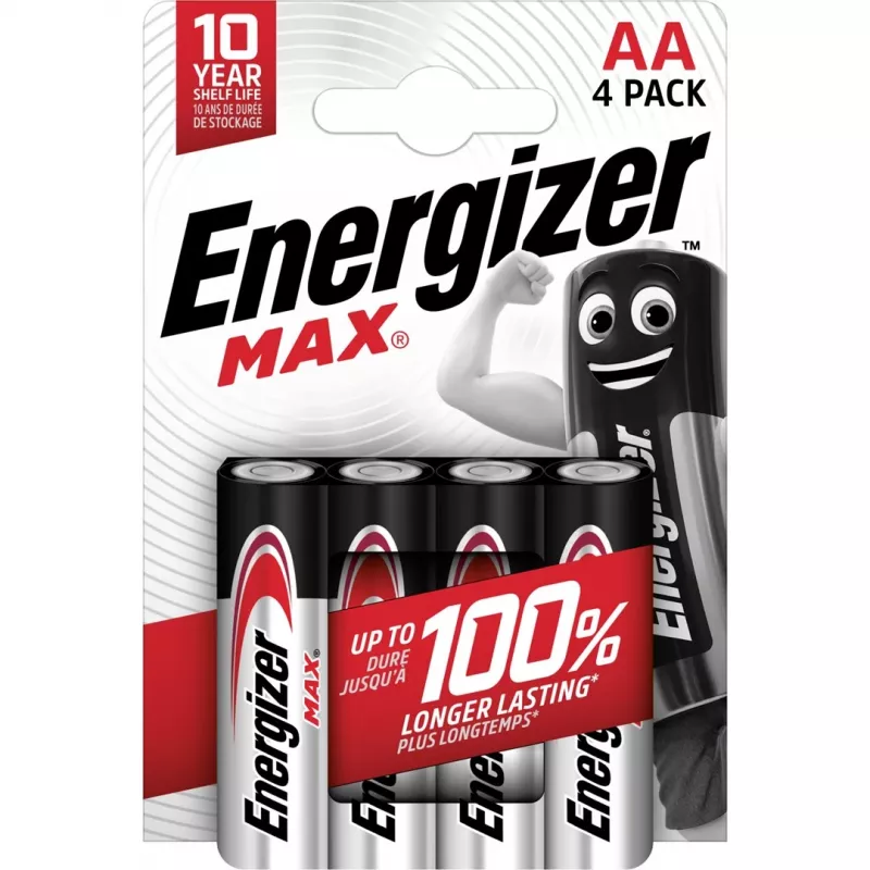 Baterija Energizer Max AA vienkartinė šarminė baterija, 1,5 V