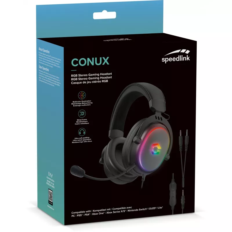 SPEEDLINK CONUX RGB ausinės