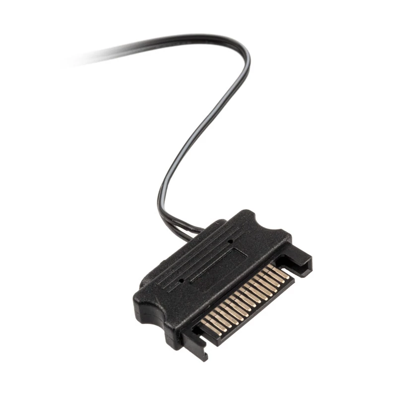 Ventiliatoriaus skirstymo laidas Kolink 1-į-4 PWM 35 cm, 4 kontaktų PWM į 4×4 kontaktų PWM + SATA