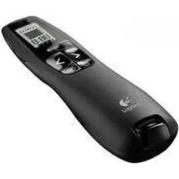 Logitech R800 PRO - 2.4 GHz - 30 m - AAA - USB - Juoda - Microsoft Windows XP/Windows Vista/Windows 7 (910-001350)