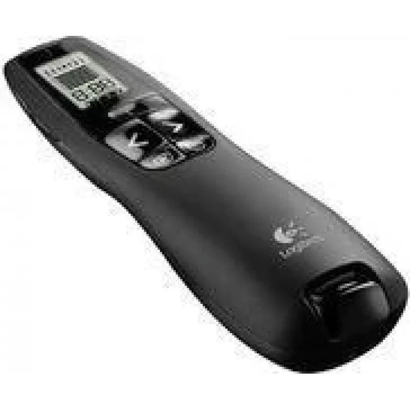 Logitech R800 PRO - 2.4 GHz - 30 m - AAA - USB - Juoda - Microsoft Windows XP/Windows Vista/Windows 7 (910-001350)