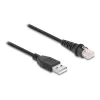 DeLOCK RJ50 į USB 2.0 Type-A brūkšninių kodų skaitytuvo kabelis 2 m