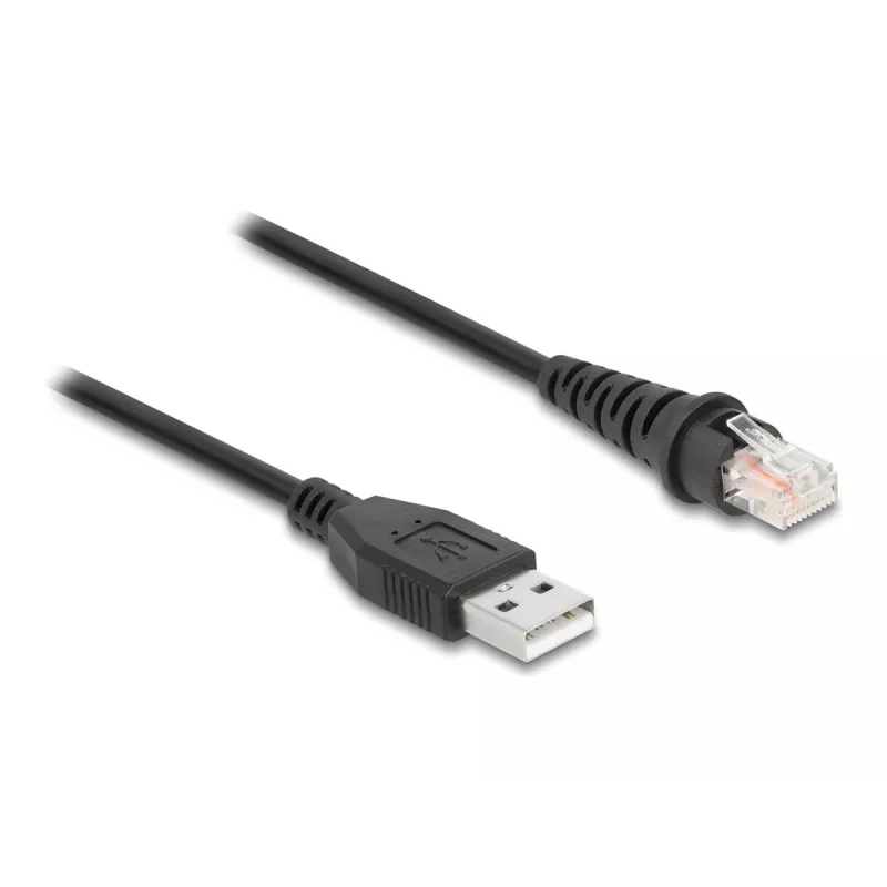 DeLOCK RJ50 į USB 2.0 Type-A brūkšninių kodų skaitytuvo kabelis 2 m