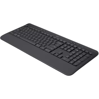 “Logitech Signature K650” - klaviatūra - belaidė - “Bluetooth 5.1” - QWERTY - ispanų - grafito (920-010917)