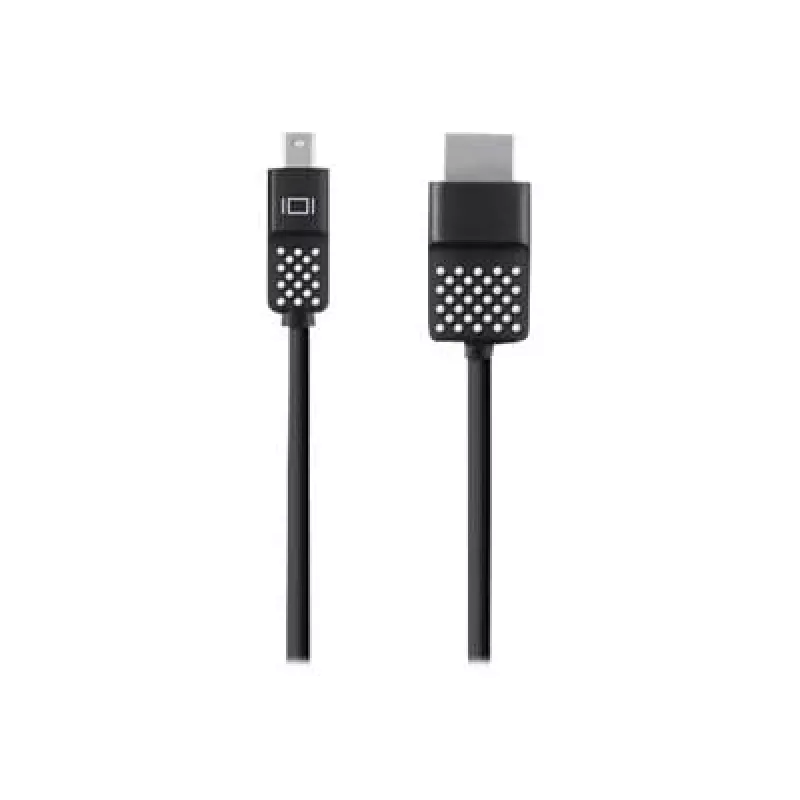 Mini DisplayPort į HDTV laidas, 1,8 m, Mini DisplayPort, HDMI, Kištukas, Kištukas, Juoda
