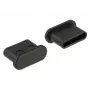 Socket safety cover DeLOCK 64014 USB Type-C Juoda 10 pcs