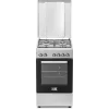 Dujinė kaitlentė ir elektrinė orkaitė SIMFER 5405SERGG, nerūdijantis plienas, 4 zonos, 50 cm