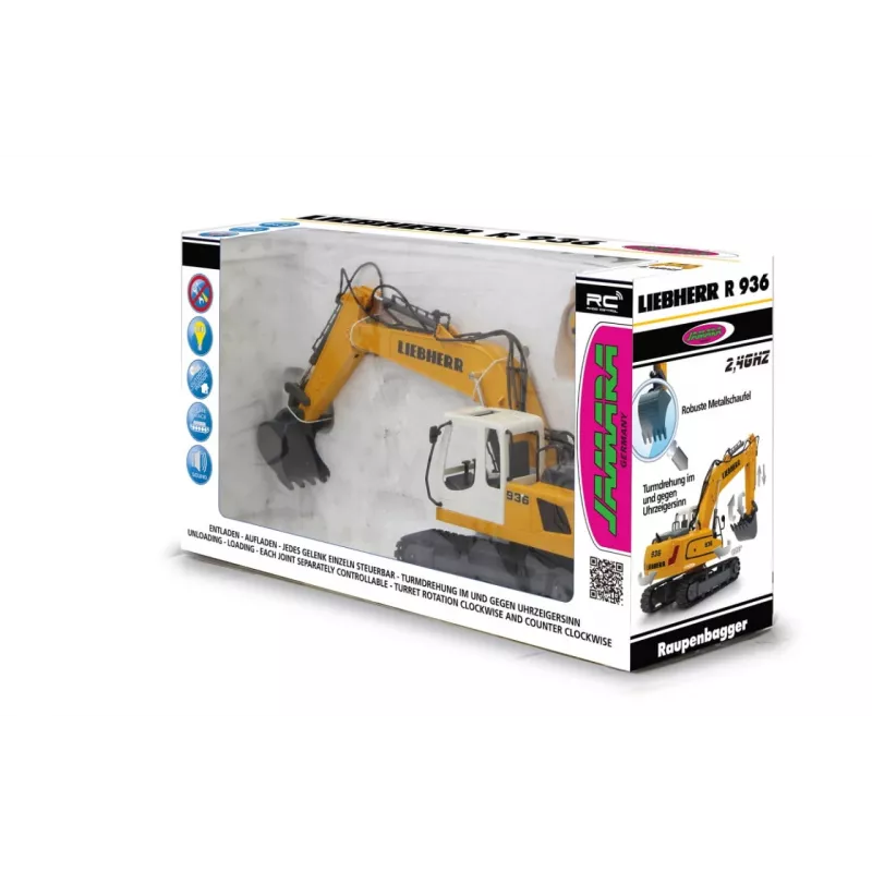 JAMARA Liebherr R936, Ekskavatorius, 1:20, 8 metų, 1,22 kg