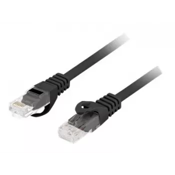 LANBERG Cat6 U/UTP tinklo kabelis PCU6-10CU-0500-BK, RJ-45 į RJ-45, 5 m, juodas