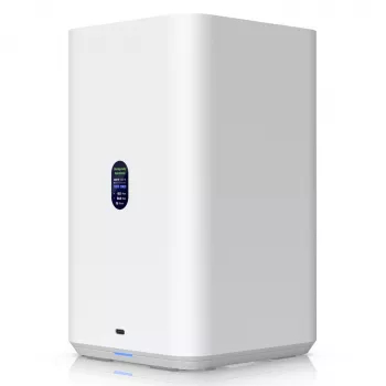 Ubiquiti UNAS-2-W Unifi Nas 2X 3.5 HDD lizdai, 2.5GBE, USB-C, POE++ adapteris