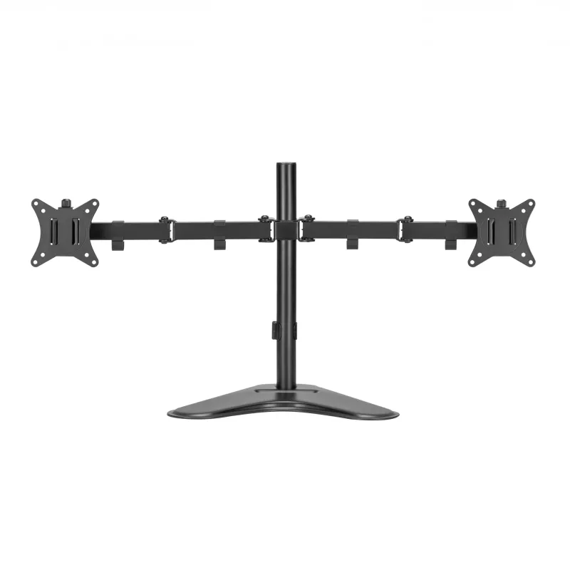 TV/Monitoriaus laikiklis SBOX LCD-F024-2 13–32 colių ekranams, dviguba ranka, 2×8 kg apkrova, VESA 100×100