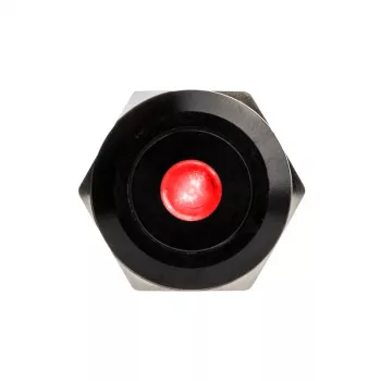 DimasTech vandalams atsparus mygtukas 22 mm Juodaline Dot RGB PD223