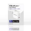 Įkroviklis QOLTEC 51828 140W GaN 3×USB‑C PD + 1×USB‑A QC 3.0 – kelių prievadų greitasis įkroviklis
