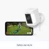 Ring Spotlight Cam Plus Plug-In tinklo stebėjimo kamera, skirta naudoti lauke