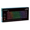 Mechaninė žaidimų klaviatūra Speedlink ATMOS RGB — kompaktiškas išdėstymas, RGB apšvietimas