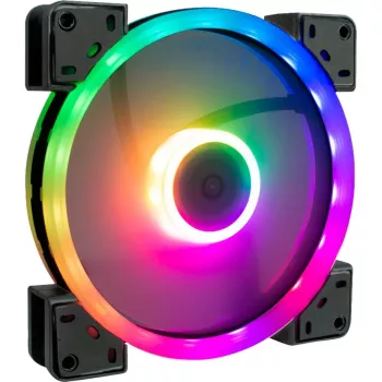 INTER-TECH 88885539 140 mm ARGB korpuso ventiliatorius - juodas