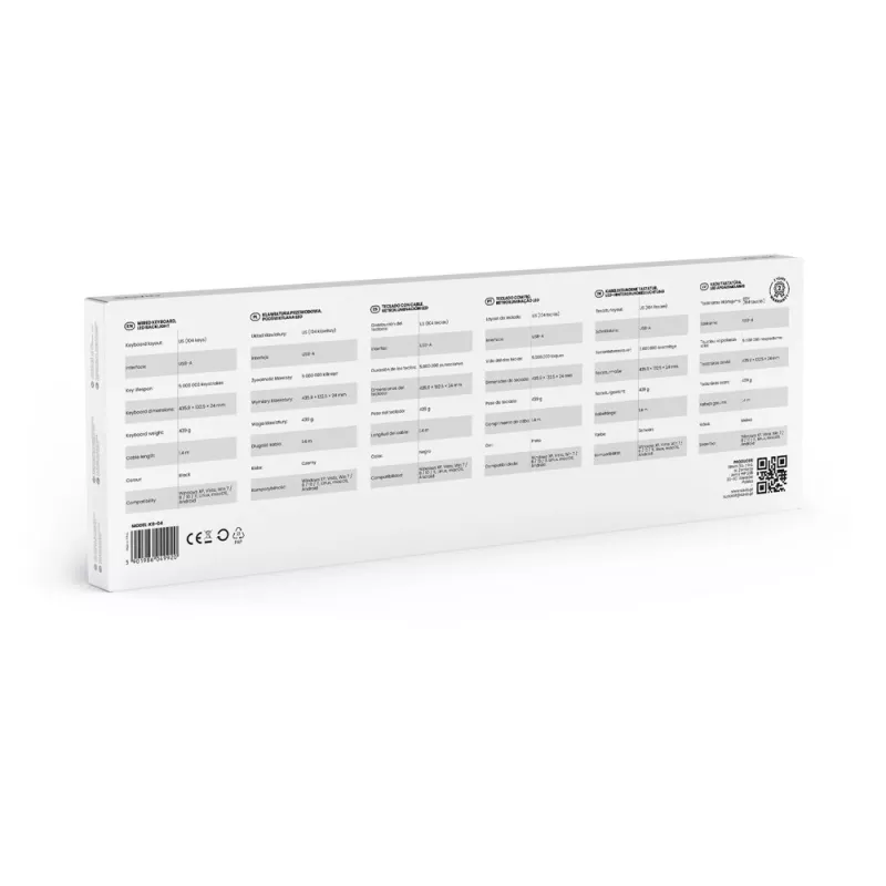Savio KB-04 klaviatūra Namai/Biuras USB QWERTY UK International juoda