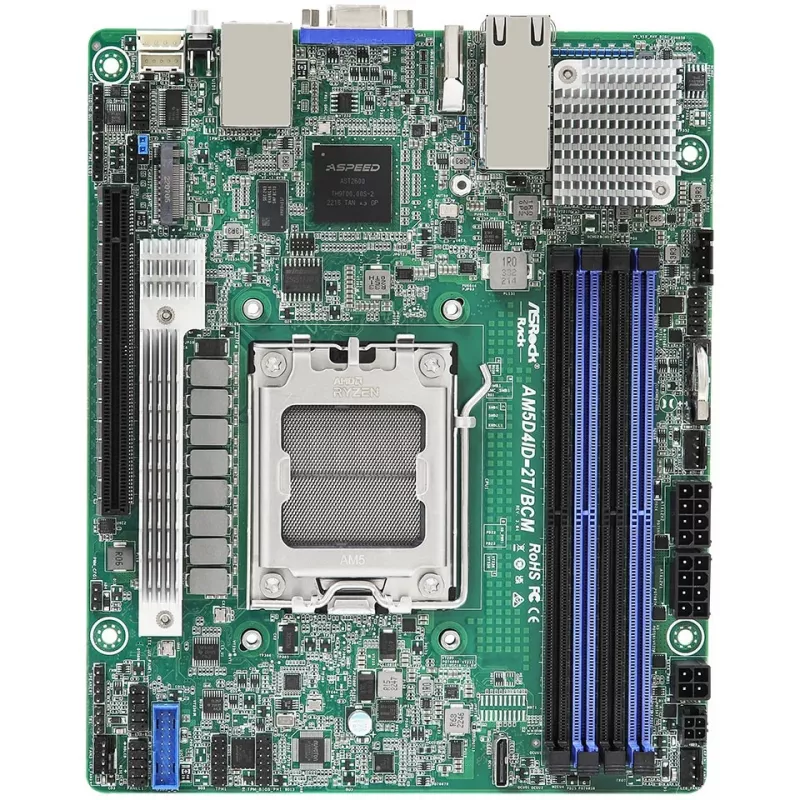 ASRock AM5D4ID-2T/BCM pagrindinė plokštė KNOLL3 X300 Socket AM5 mini ITX