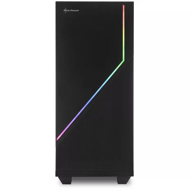 Sharkoon RGB FLOW - Midi bokštas - ATX - be maitinimo šaltinio - USB/garso (4044951028146)