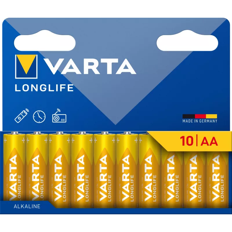 Vienkartinė baterija Varta 4106101761 AA Šarminė