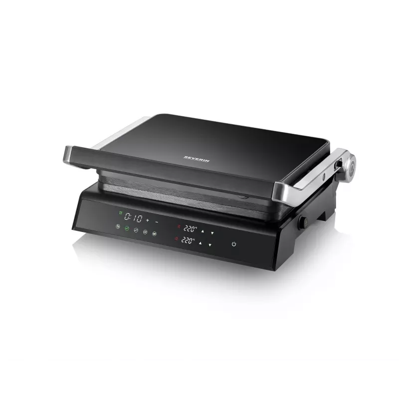 Kontaktinė keptuvė Severin KG 2399 juoda, nerūdijantis plienas 1800 W