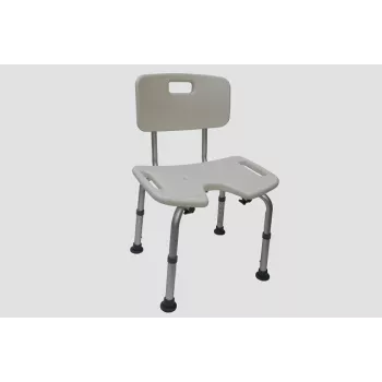 Dušo kėdė REHA FUND Oliwier 81 RF-810 — reguliuojamas aukštis, technopolimeras, sėdynės plotis 48 cm, maks. apkrova 110 kg