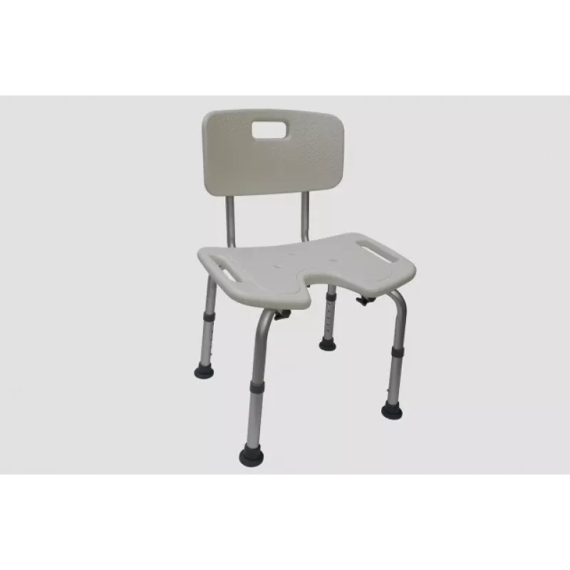 Dušo kėdė REHA FUND Oliwier 81 RF-810 — reguliuojamas aukštis, technopolimeras, sėdynės plotis 48 cm, maks. apkrova 110 kg