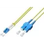 Lightwin LDP-09 LC-SC 10.0 šviesolaidinis kabelis 10 m Geltonas (LDP-09 LC-SC 10.0)
