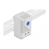 Termostatas DELOCK 66823, plastikinis korpusas IP20, 30 W, 250 V, 10 A, 43×60×33 mm, mėlynas/pilkas