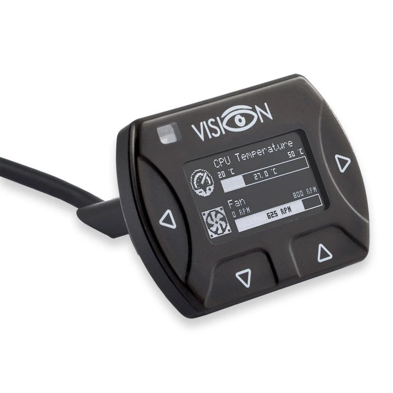 Aqua Computer VISION Touch su išoriniu USB kabeliu, IR, temperatūros matavimas