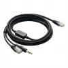 Adapterio kabelis Helos, suderinamas su Jabra 14201-10 – garso / telefono ausinių prijungimui