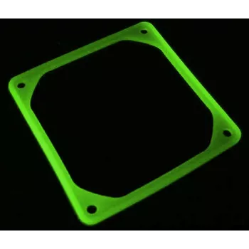 Antivibracinis rėmelis 80mm ventiliatoriui - UV žalia