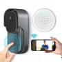 Vaizdo domofonas Extralink SmartLife 1080p 5MP — lauko blokas su 1080p vaizdu ir 5MP jutikliu
