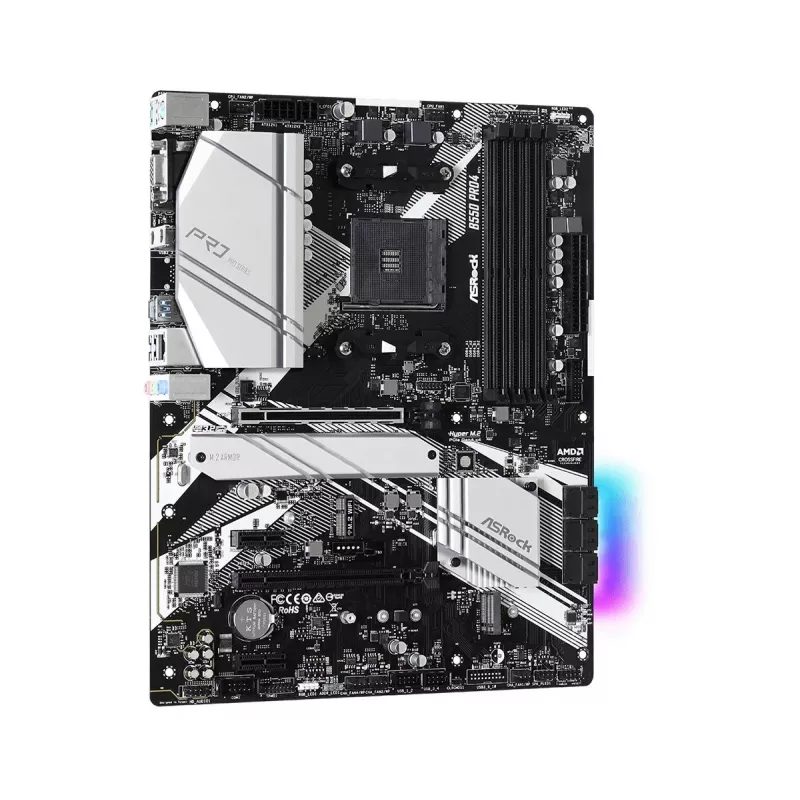 Pagrindinė plokštė ASRock B550 PRO4 AMD B550 Socket AM4 ATX