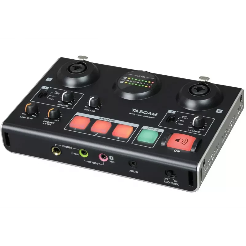 Garso sąsaja Tascam US-42B MiniStudio serija 4 įėjimų/4 išėjimų USB, 24 bitų, 96 kHz, maitinama per USB