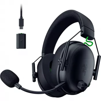Ausinės su mikrofonu Razer JuodaShark V3