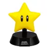 Stalinė lempa Paladone Super Mario Super Star Icon Light — dekoratyvinis LED naktinis šviestuvas