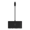 Belkin AVC005BTBK sąsajos šakotuvas USB 3.2 Gen 1 (3.1 Gen 1) Type-C juodas