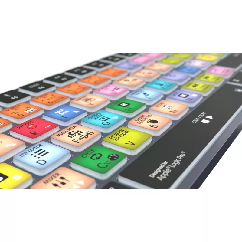 Logickeyboard LKB-LOGXP2-TM-UK klaviatūra, skirta biurui, QWERTY, anglų k., viso dydžio