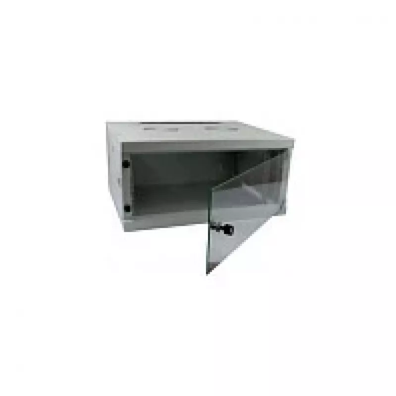 Stovo spinta ALLNET ALL-SMQ5409GRAU 9U laisvai stovinti stelažinė spinta, 50 kg talpa, užrakinta raktu, pilka