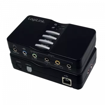 LogiLink USB garso dėžutė Dolby 7.1 8 kanalų 7.1 kanalai