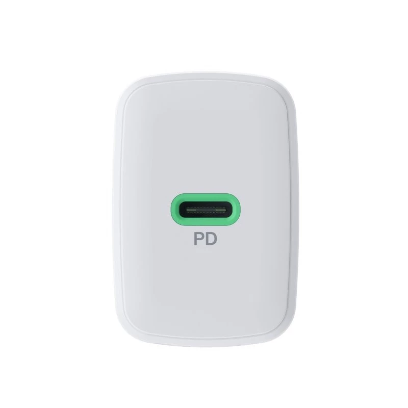 Maitinimo adapteris Green Cell PowerSource Solo30 30 W baltas — USB-C įkroviklis, 30 W išvestis